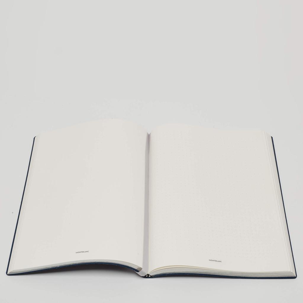 Montblanc Montblanc Navy Blue Leather Fine Stationery Notebook
