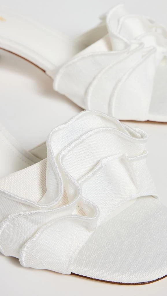 Larroude Brigette Ruffle Mules 5
