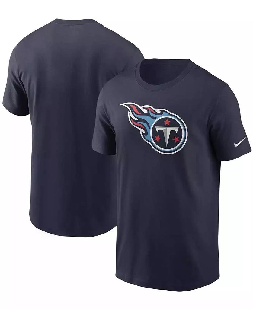 NIKE Men's Navy Tennessee Titans Primary Logo T-shirt 1