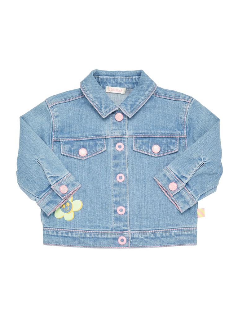 BILLIEBLUSH Printed Cotton Denim Jacket