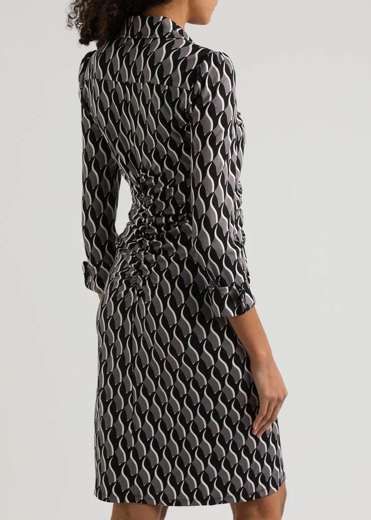 Diane von Furstenberg Sheshka printed jersey shirt dress 3