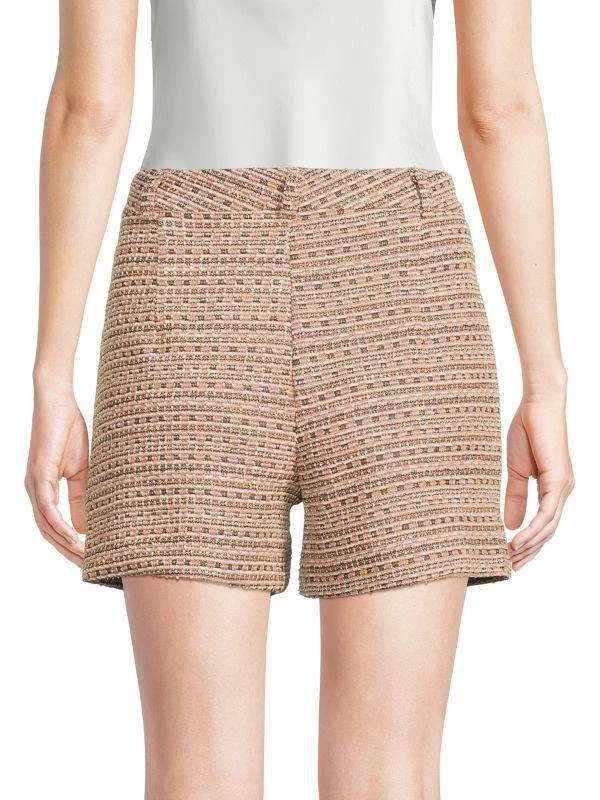 Lea & Viola ​Tweed Button-Detail Shorts 2