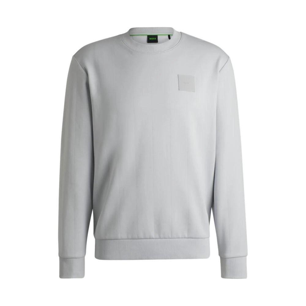 Hugo Boss Sweatshirt with drop-needle stitching 1