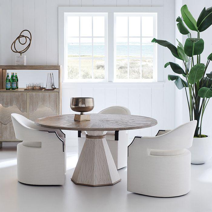 caracole Dinner Roll Armchair