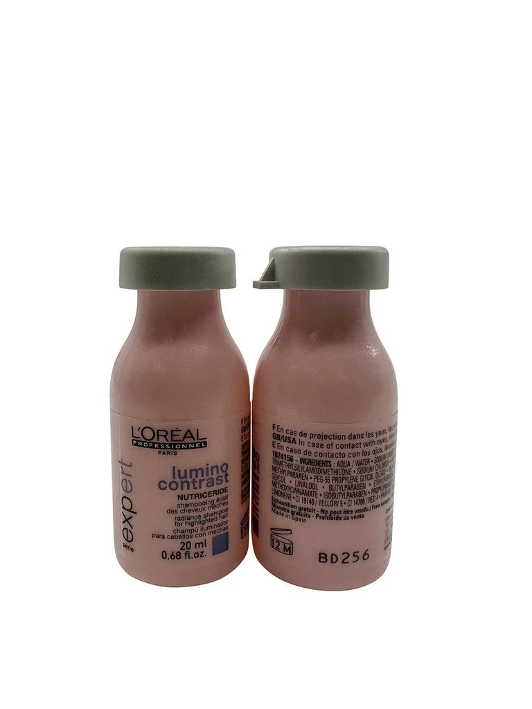 L'Oreal Paris L'Oreal Lumino Contrast Nutriceride Radiance Shampoo 0.68 OZ Set of 2 2