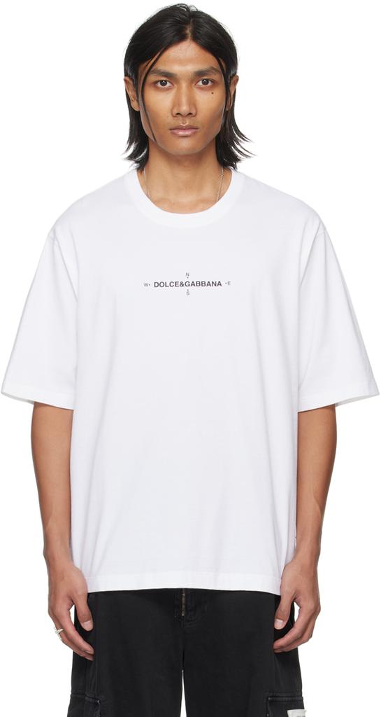 【関税込み】Dolce&Gabbana ホワイト Marina Tシャツ Dolce & Gabbana Marina Tシャツ | ホワイト | FARFETCH JP