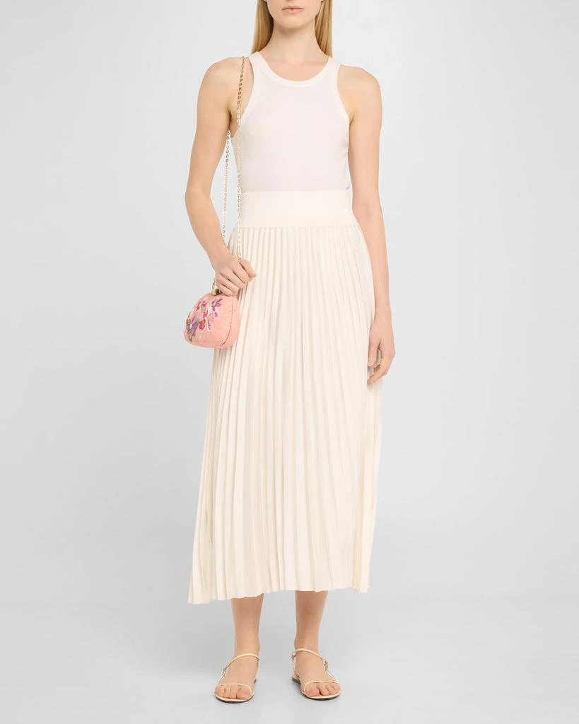 Rafe Tamu Flower Raffia Clutch Bag 5