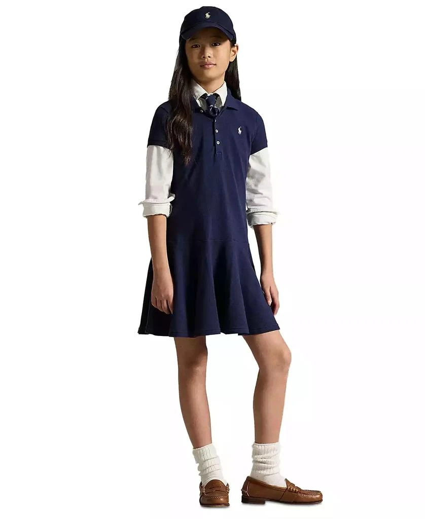 Ralph Lauren Girls
7-16 Cotton Mesh Short-Sleeve Polo Dress 2