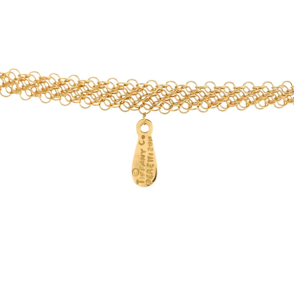 Tiffany & Co. Elsa Peretti Mesh Bib Necklace Yellow Gold Mini 3