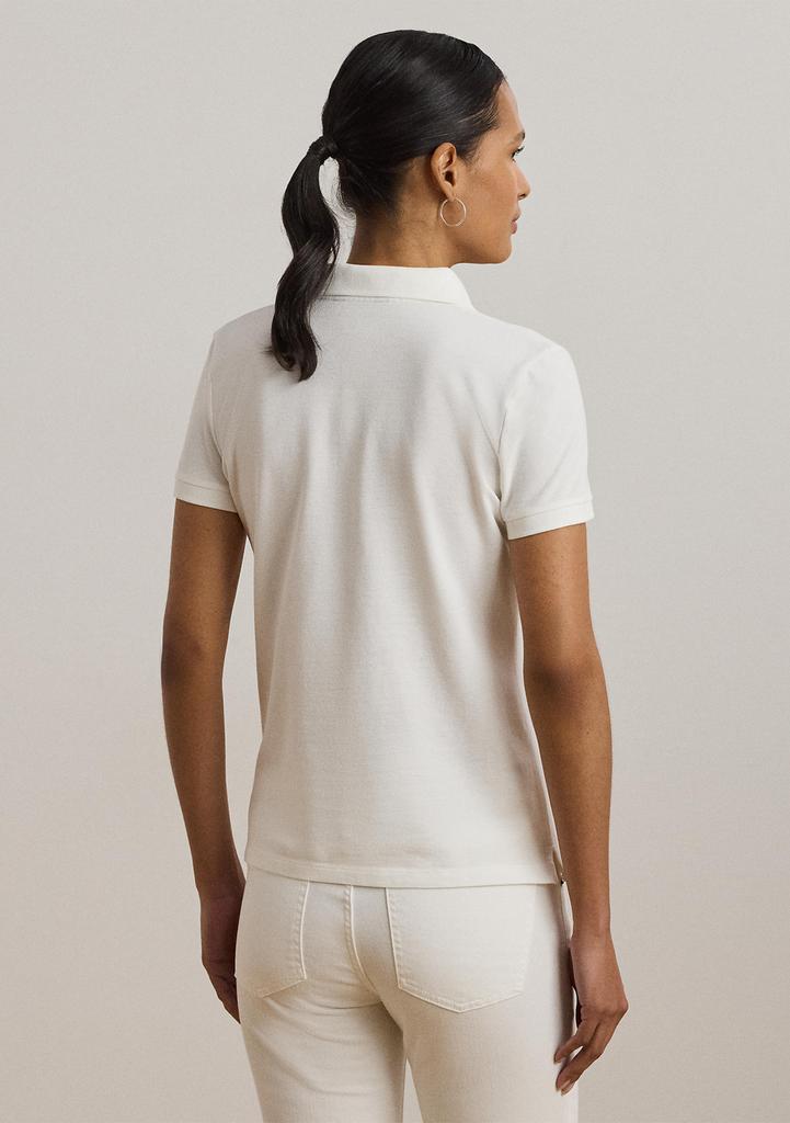 Ralph Lauren Floral Logo Cotton Piqué Polo Shirt