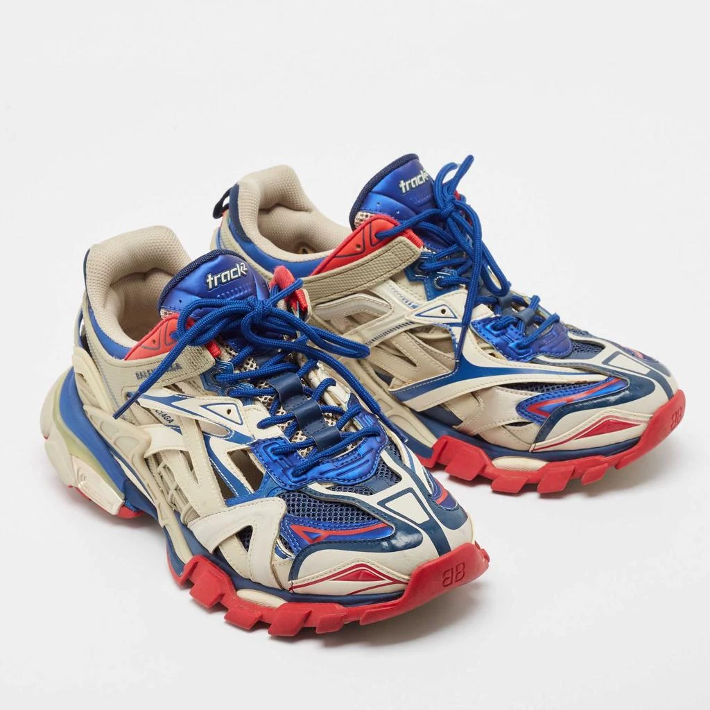 Balenciaga Balenciaga Multicolor Faux Leather and Mesh Track 2 Sneakers Size 44 4