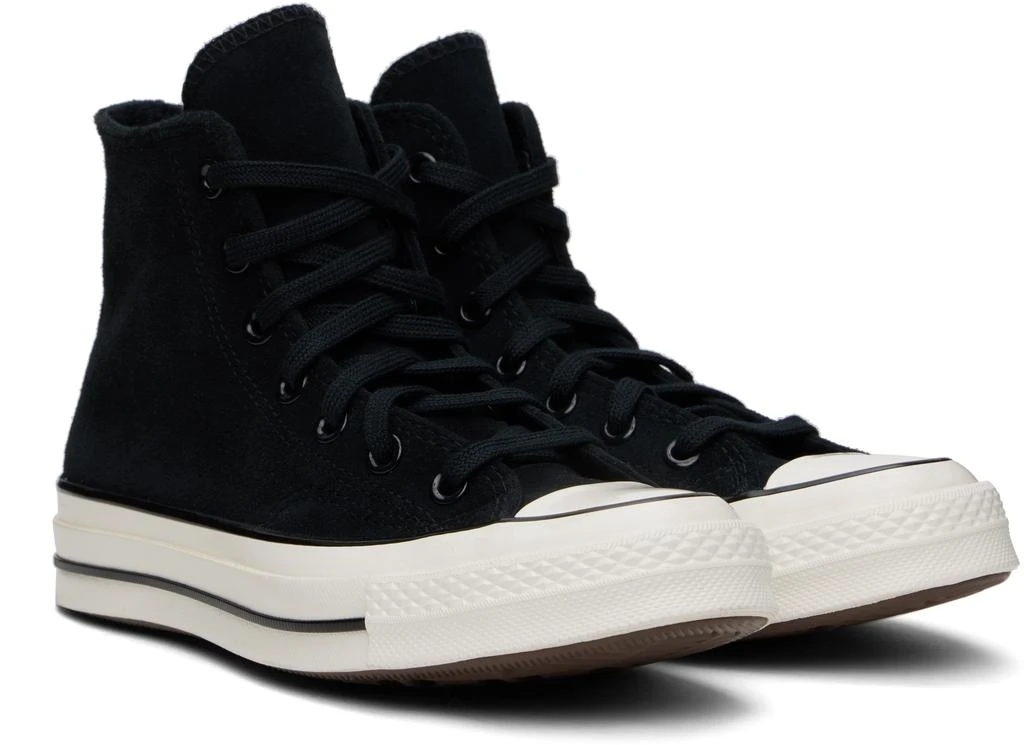 Converse Black Chuck 70 Heritage Suede Sneakers 4