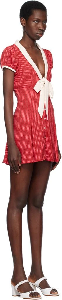 Frankies Bikinis Red Manhattan Button Up Minidress 2