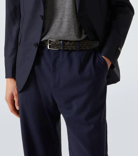 Rubinacci Woven leather belt 3