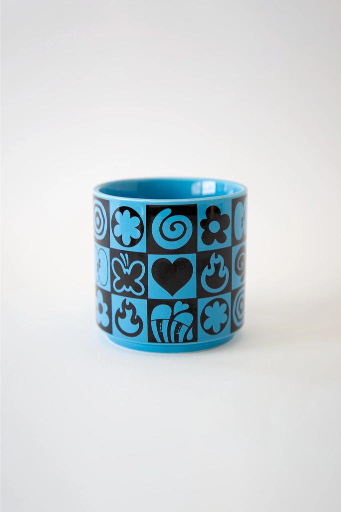 Third Drawer Down Hattie Stewart Squares Mug - Thumbnail 2