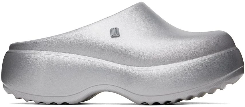 Melissa Silver Free Clog Platform Loafers 1