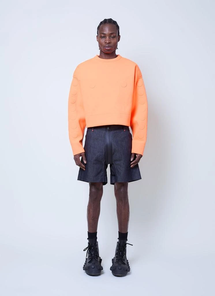 Walter Van Beirendonck Walter Van Beirendonck Embossed Raw Denim Shorts 2