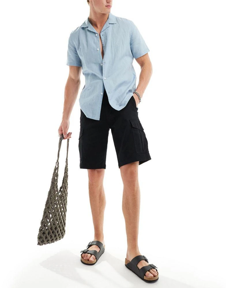 Jack Jones cargo short in black – On Sale Now with Up to 25% Off