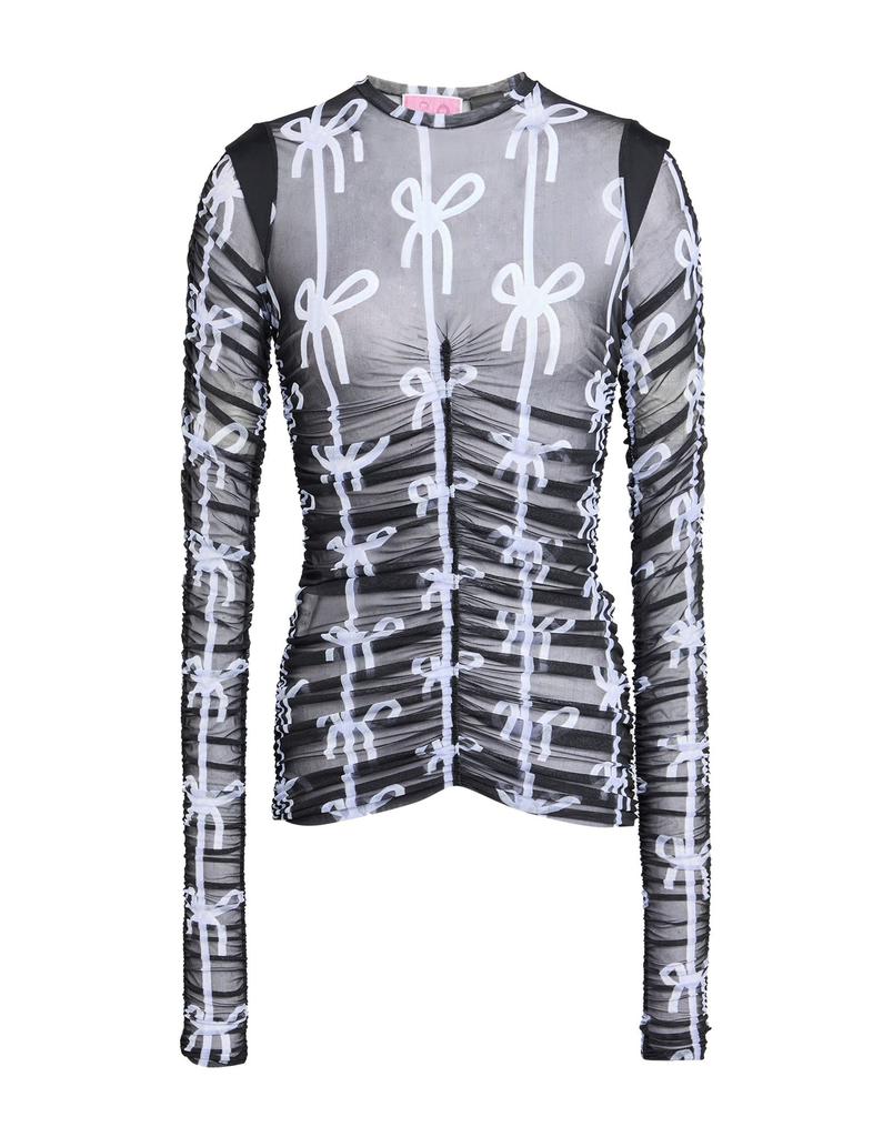 PINKO Mark cotton blend t-shirt with combined top - T-Shirts