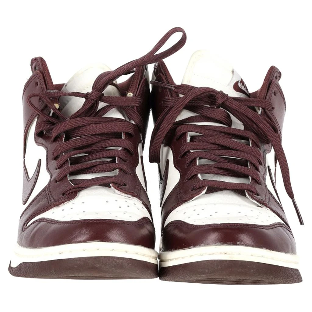 NIKE Dunk High Burgundy Crush Sneakers in Burgundy Leather 2