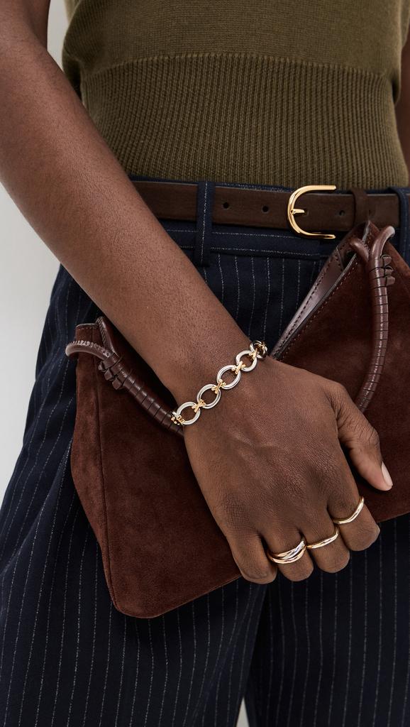 Luv AJ Two-Tone Chain Bracelet