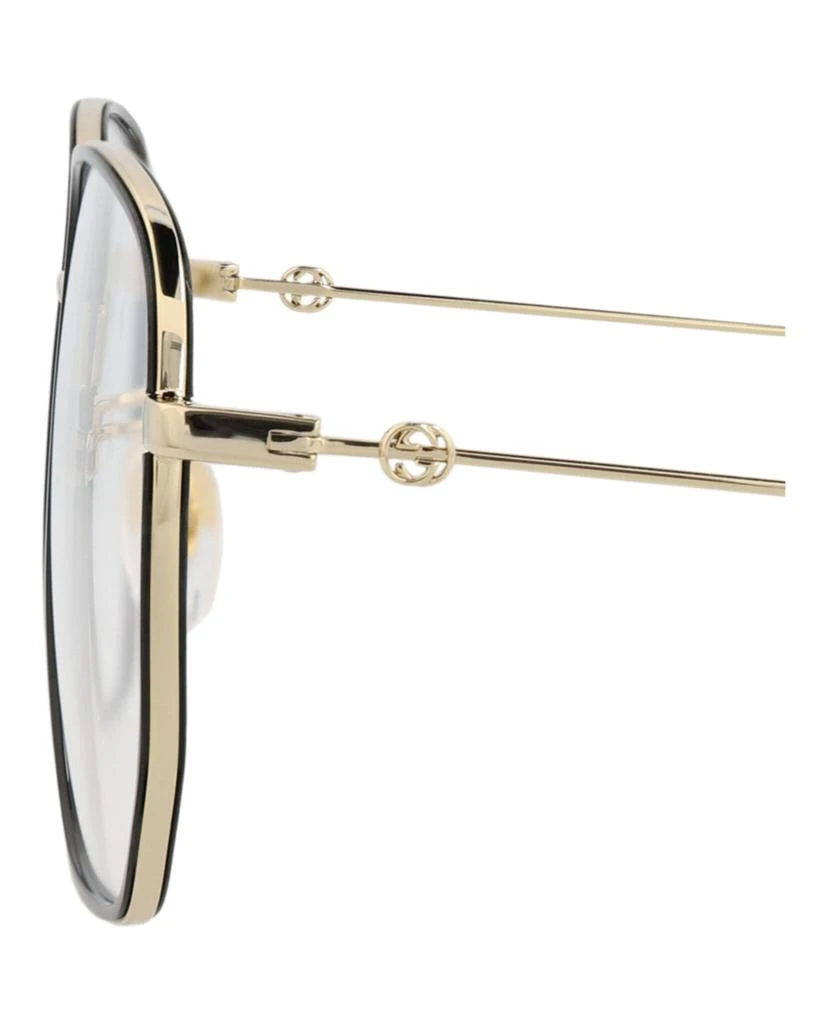 Gucci Square-Frame Metal Optical Frames 4