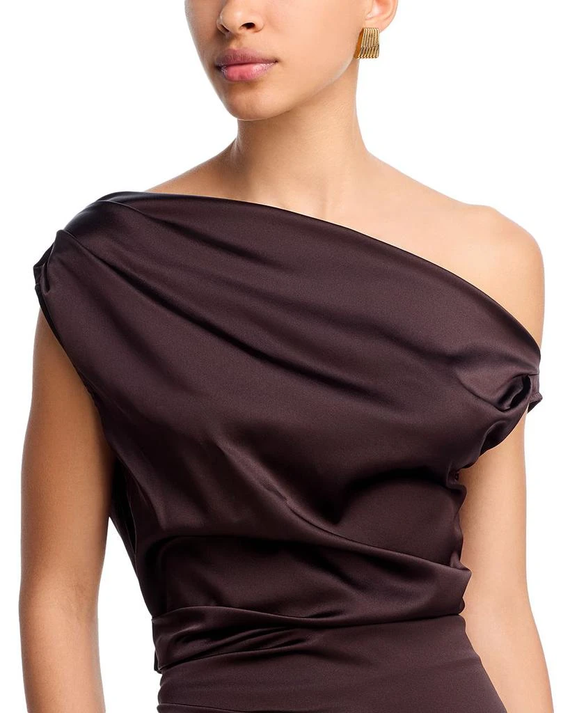 knee length dresses for ladies Phare Mini Dress ~ Dark Oak – Chic Streets main image 1