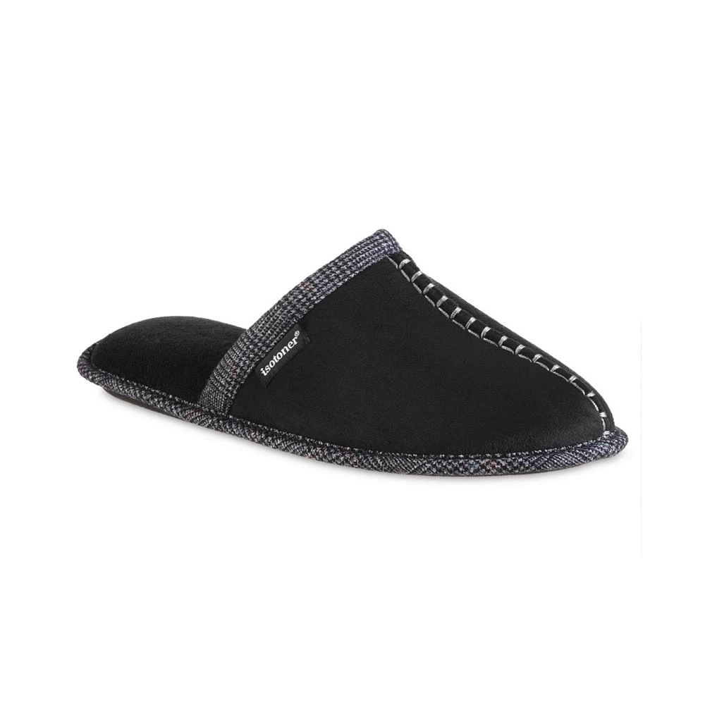 Totes Men's Memory Foam Microsuede Titus Scuff Slippers 5
