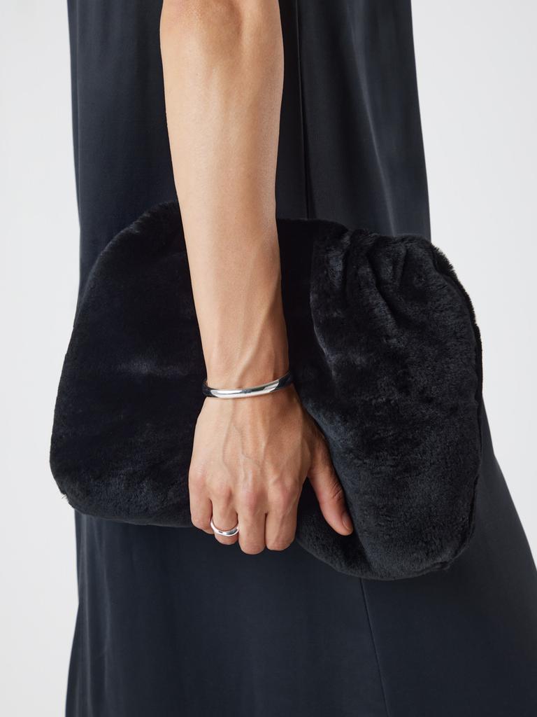 Gushlow & Cole Merino soft shearling clutch