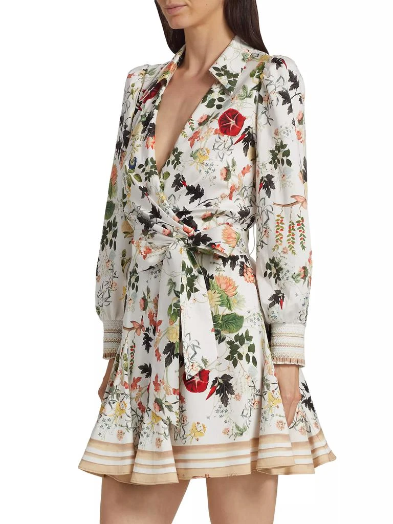 Alice + Olivia Alisa Wrap Godet Shirtdress 4