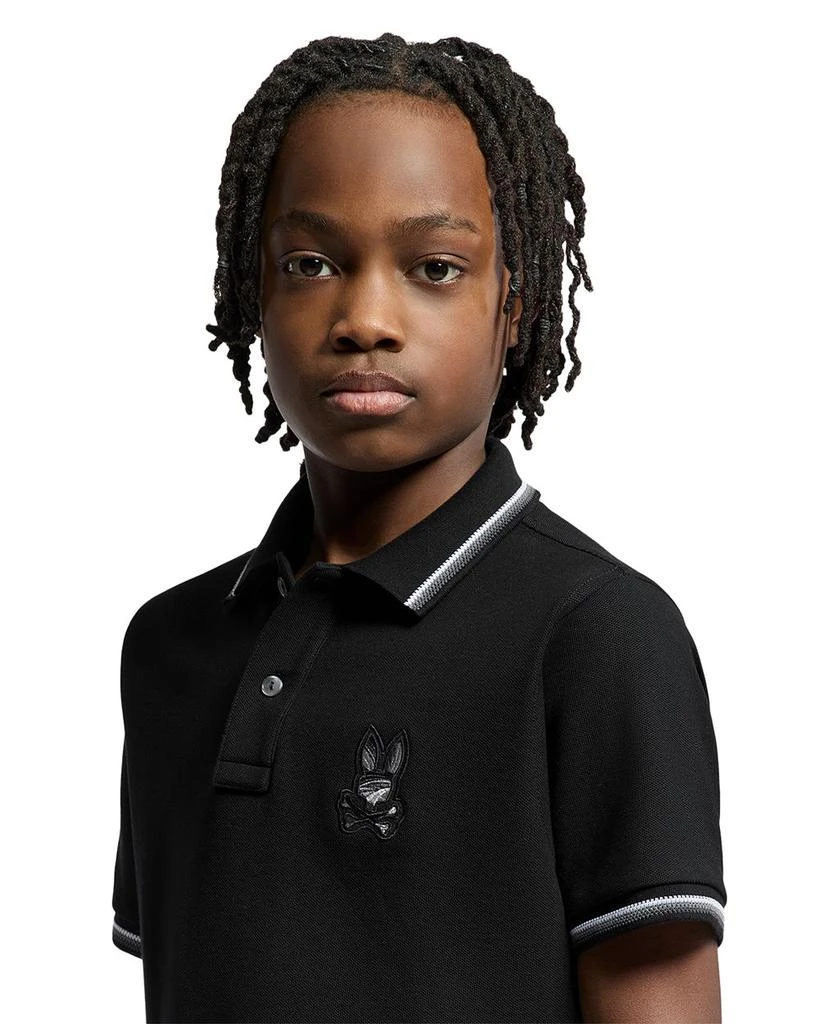 Psycho Bunny Unisex Baxter Pique Polo - Little Kid, Big Kid 6