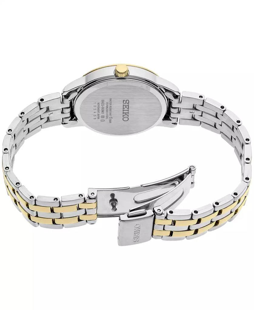 Seiko Women's Essential Two-Tone Stainless Steel Bracelet Watch 30mm 3