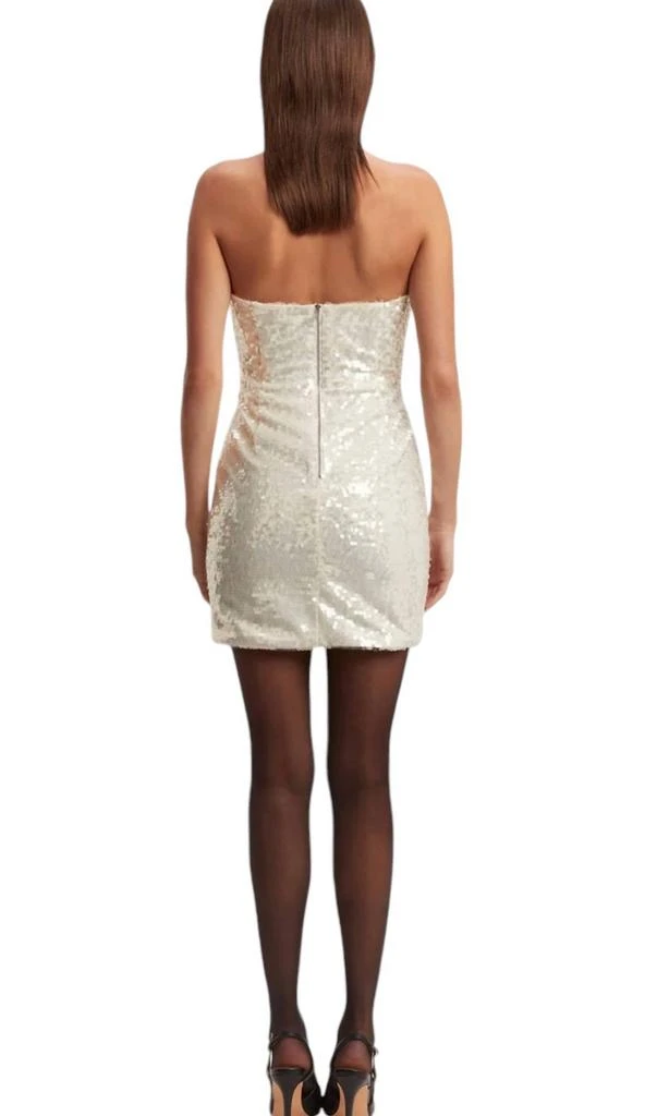 Bardot Jinxa Sequin Dress In Nude Sequin 3