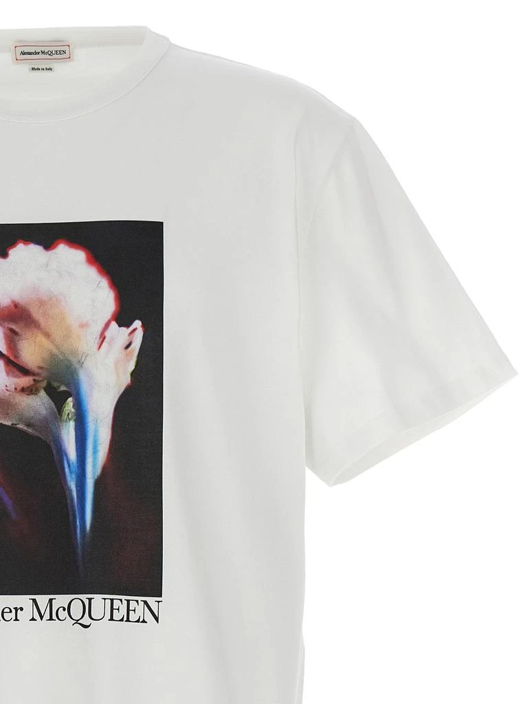 Alexander McQueen Alexander McQueen Graphic Printed Crewneck T-Shirt 3