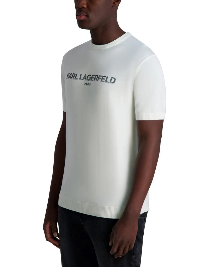 Karl Lagerfeld Paris VISCOSE LOGO TEE SWEATER 3