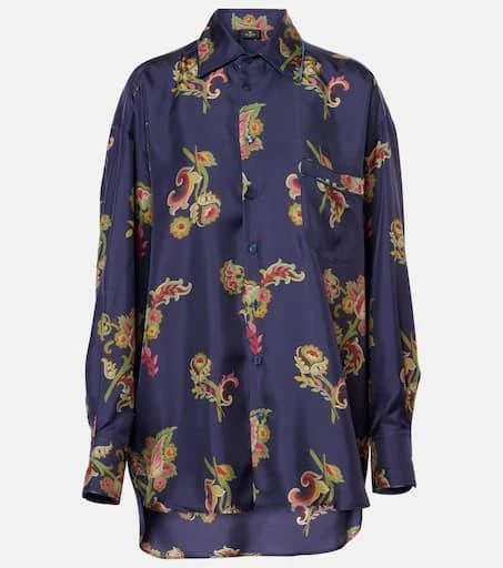 ETRO Printed silk shirt 1