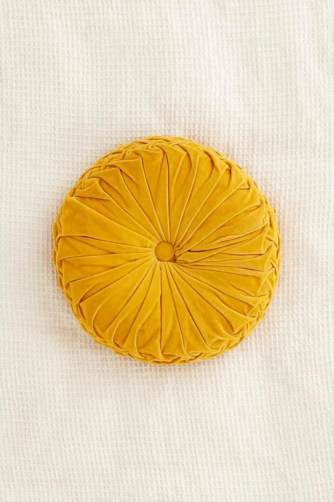Urban Outfitters Round Pintuck Pillow 1