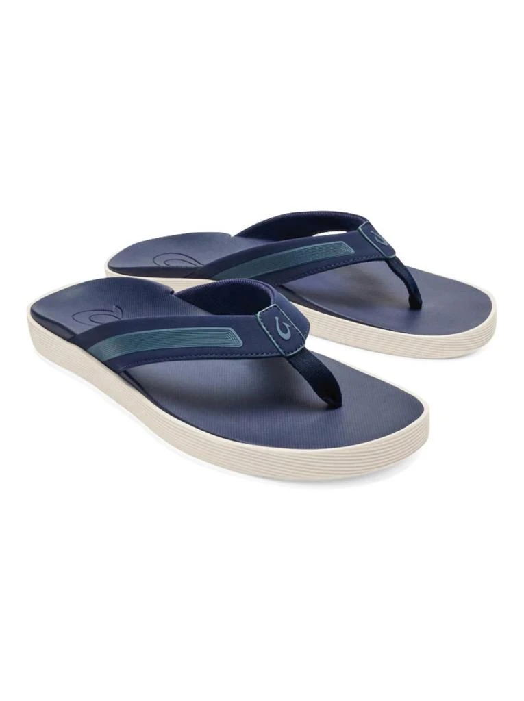 OluKai Men's Leeward Flip Flop In Navy 1