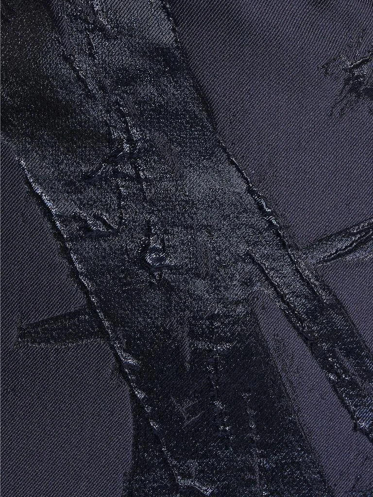 Amsale Jacquard Strapless Sheath Cocktail Dress 7