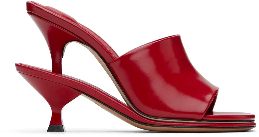 Jacquemus Red La Casa 'Les doubles mules' Heeled Sandals 1