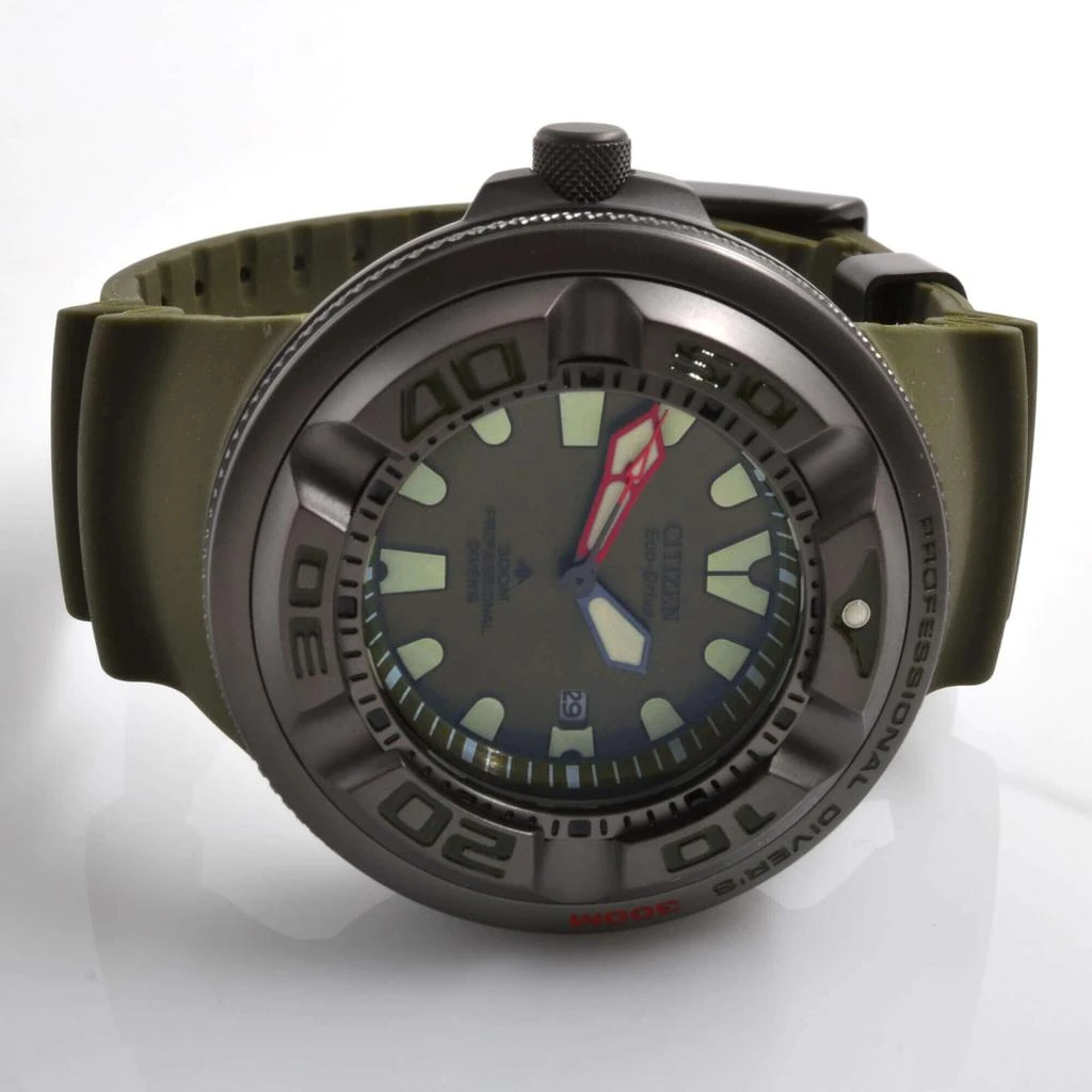 Citizen Citizen Men's Watch - Promaster Marine Rotating Bezel Olive Green Dial | BJ8057-17X 2