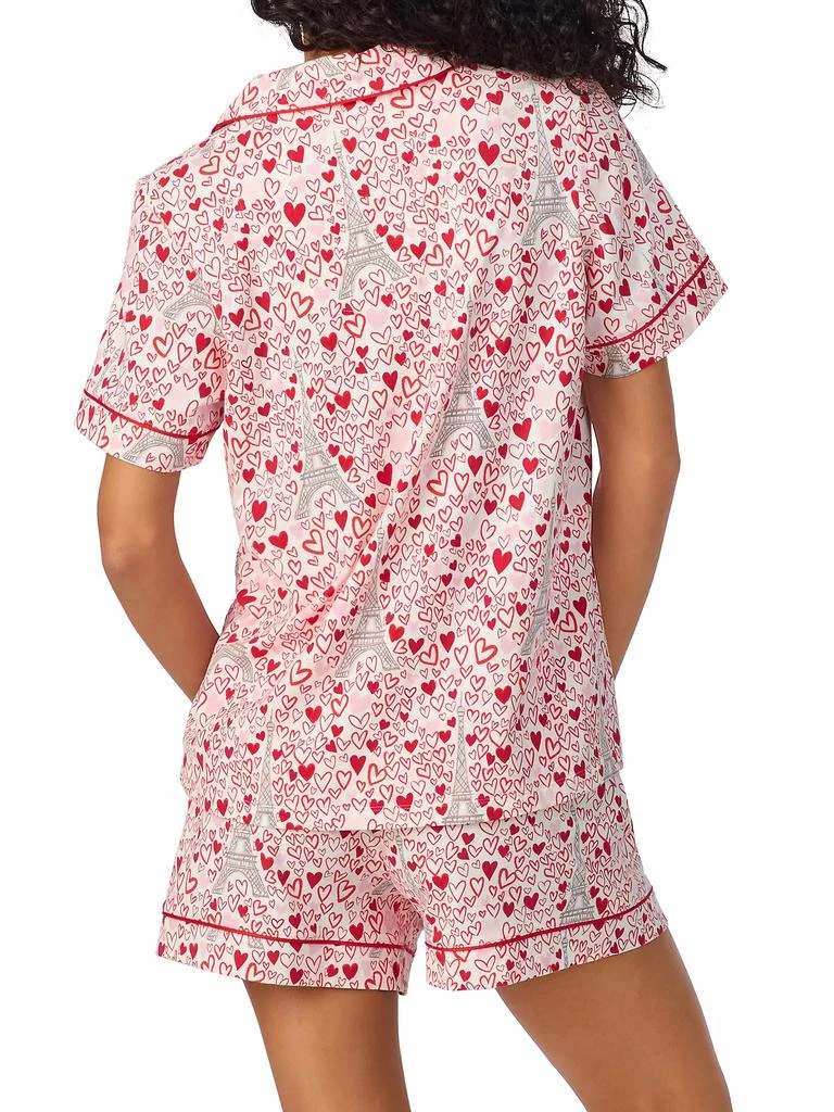 BedHead Pajamas Eiffel Tower 2-Piece Pajama Boxer Shorts Set 3
