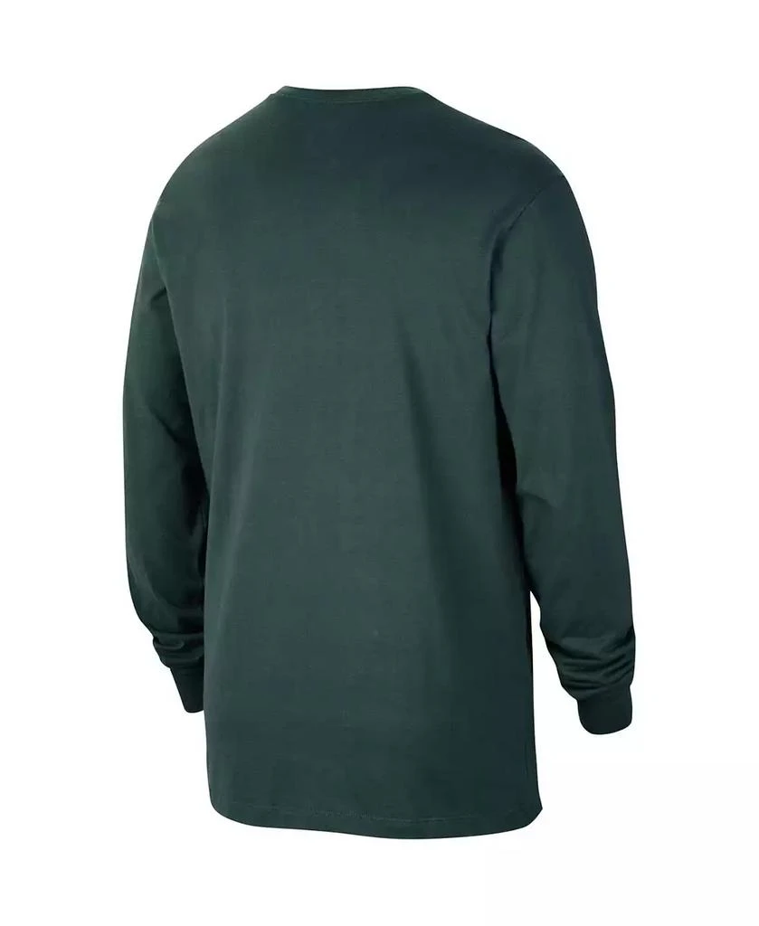 NIKE Men's Green Michigan State Spartans Slam Dunk Long Sleeve T-shirt 3
