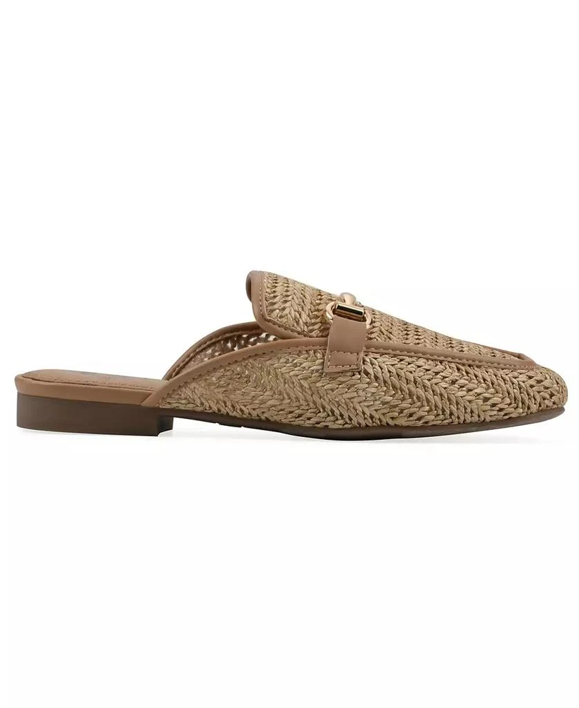 White Mountain Women's Bobbin Slip-On Mules 2