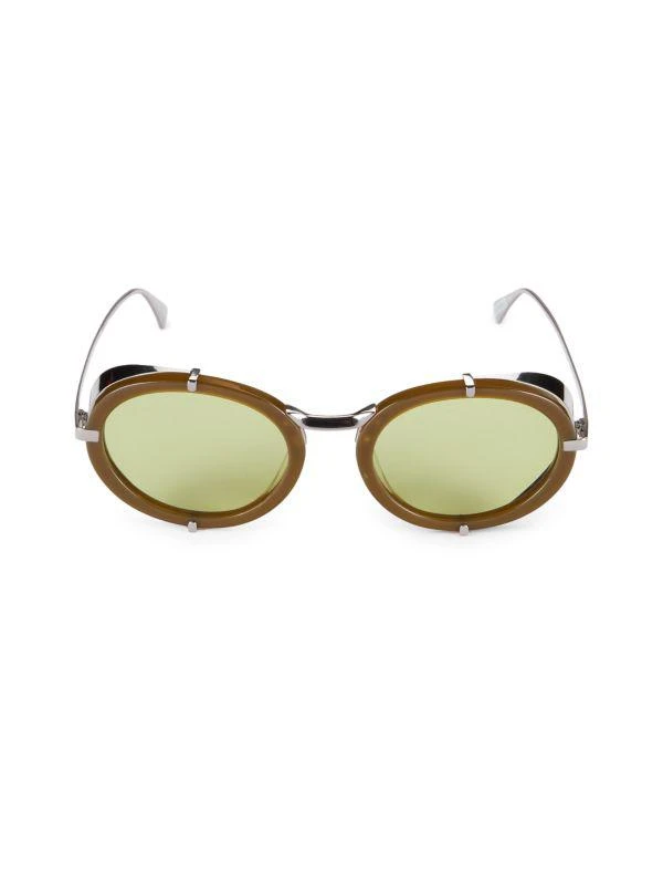 Max Mara 51MM Oval Sunglasses 1