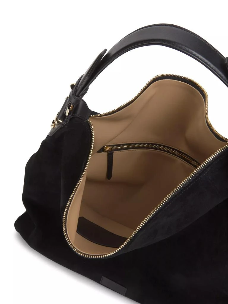 Jimmy Choo Ana Suede Hobo Bag 4