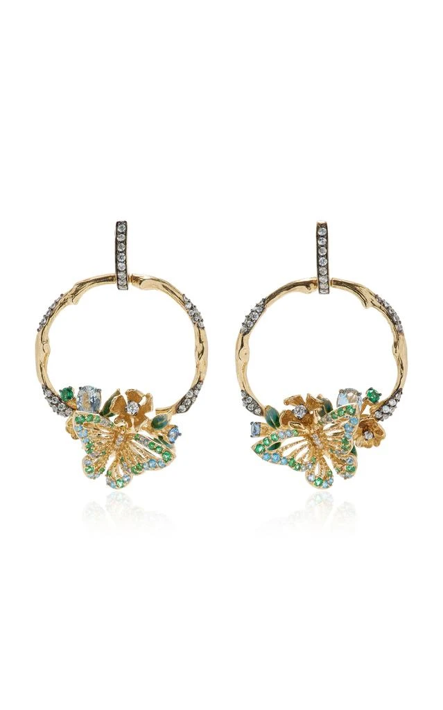 Anabela Chan Anabela Chan - Orchard 18K Yellow Gold Vermeil Multi-Gem Earrings - Multi - OS - Moda Operandi - Gifts For Her 1