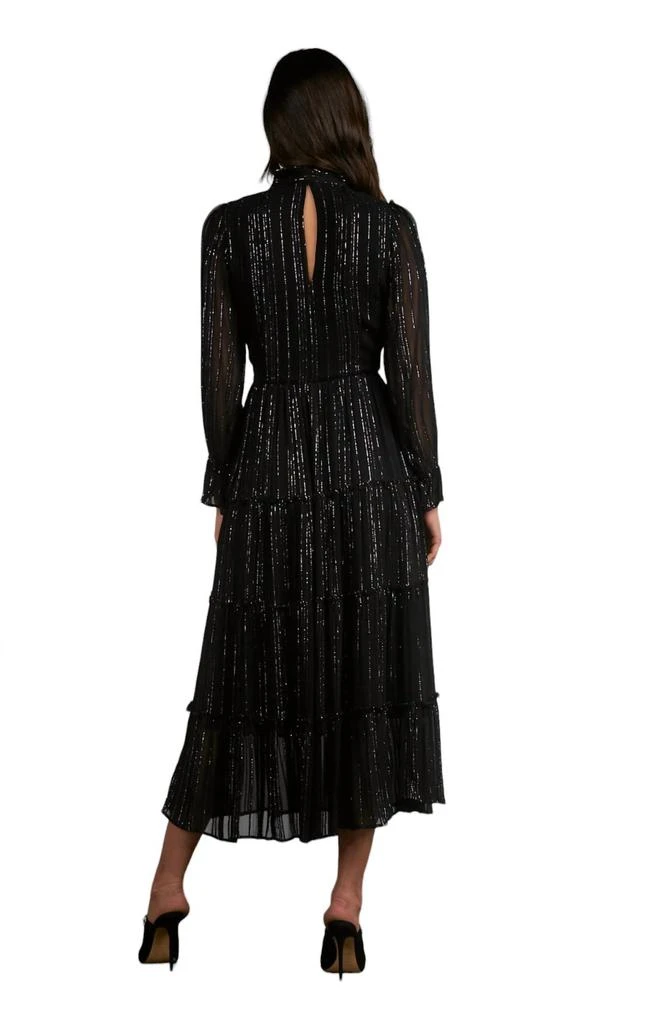 Elan Shimmer Stripe Maxi Dress 3