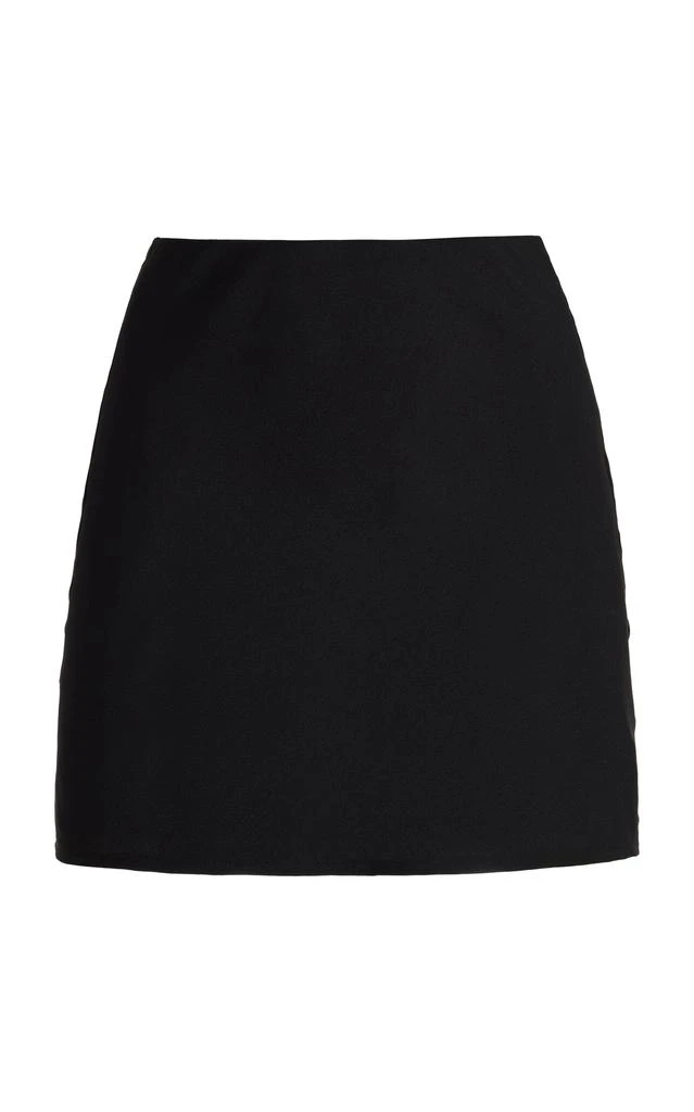 Anemos Anemos - Crepe Mini Skirt - Black - XL - Moda Operandi 1