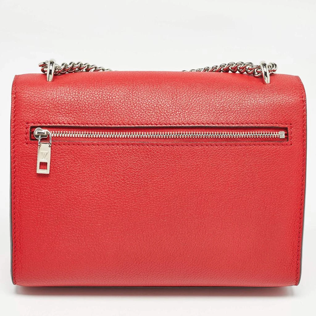 Louis Vuitton Louis Vuitton Red Leather My Lockme BB Bag 4